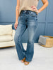 Judy Blue Stop and Stare Tummy Control Flare Jeans in Reg/Curvy