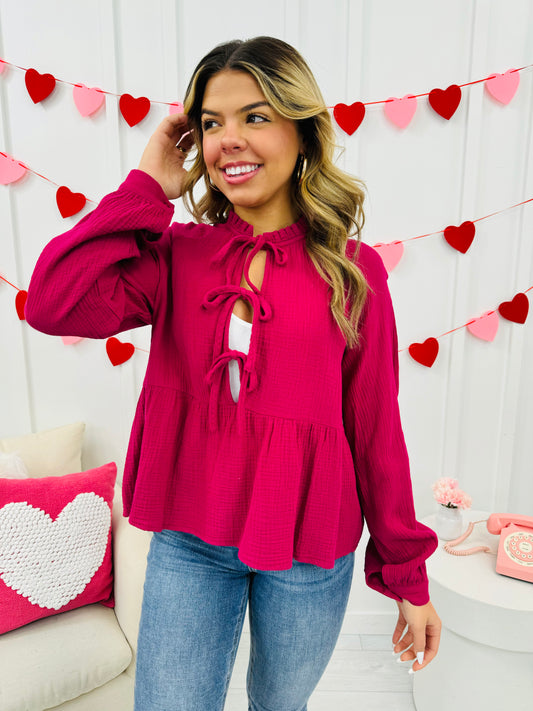 Berry In Love Top