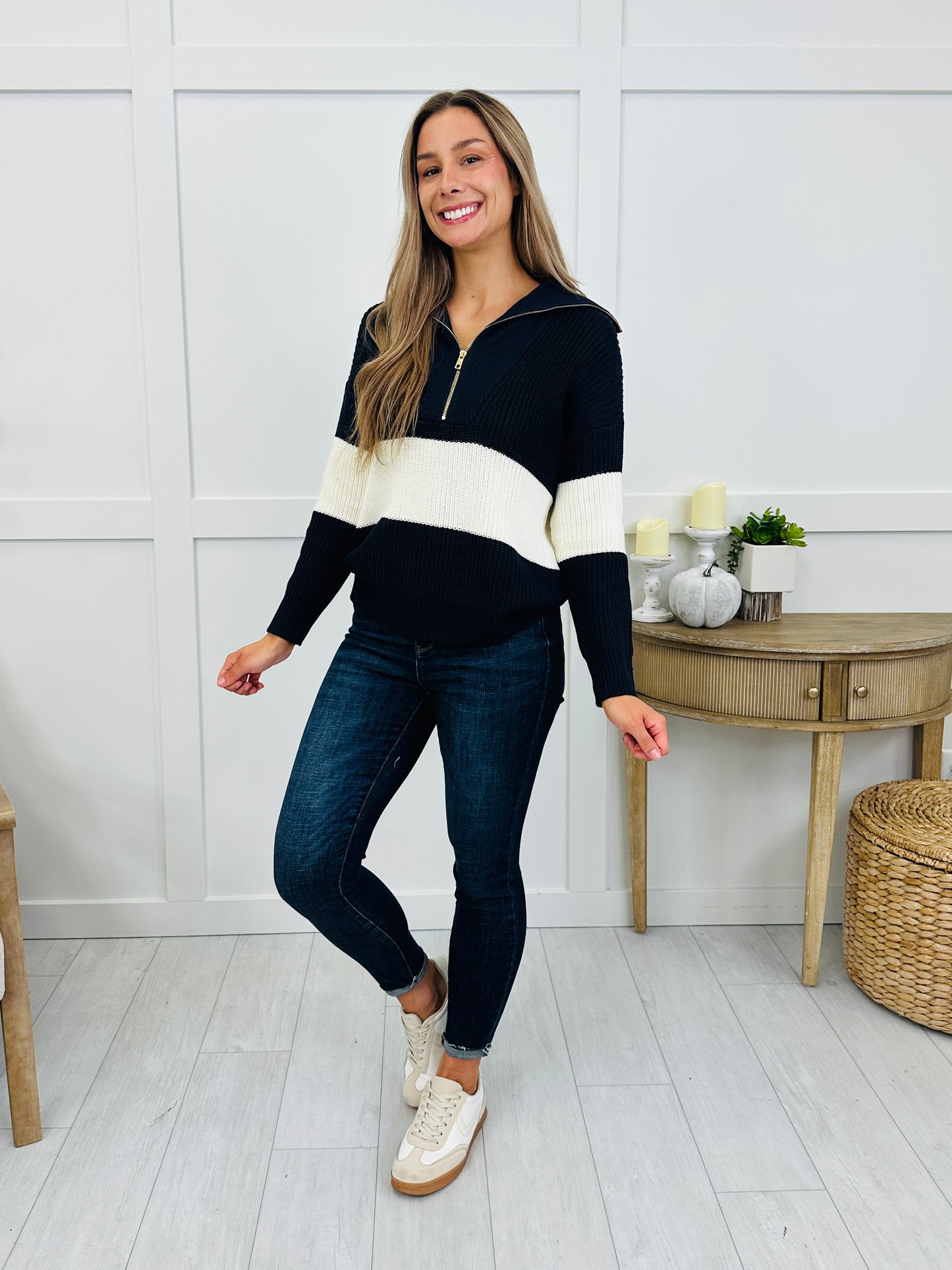 Sailing Away Knit Pullover