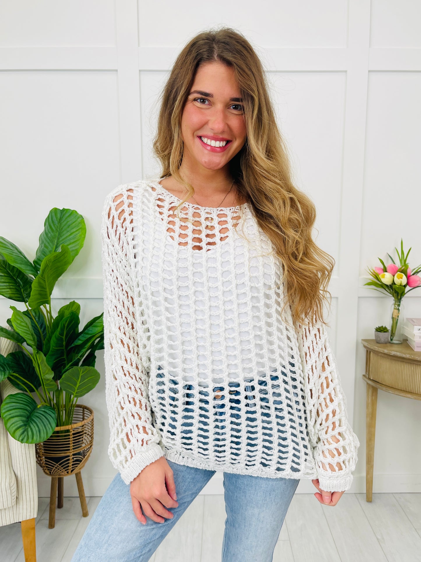 Airy Dream Top in Ivory