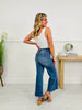 Can't Get Enough Cropped Wide Leg Tummy Control Jeans