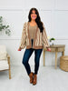 Line It Up Cardigan In Mocha/Oatmeal