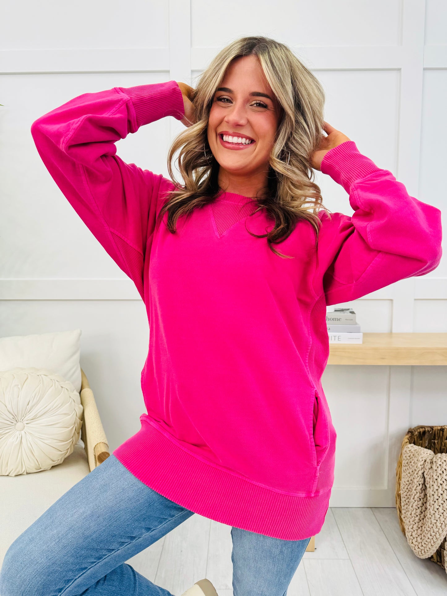 DOORBUSTER! In My Effortless Element Pullover- Multiple Colors!