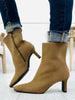 Made You Look Bootie In Taupe