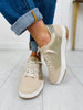Golden Glow Sneakers