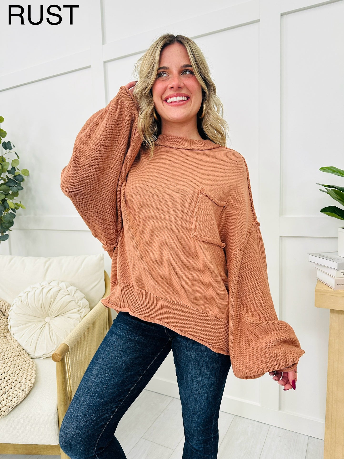 MOCO Exclusive Reg/Curvy Fall Sweet Fall Sweater- Multiple Colors!