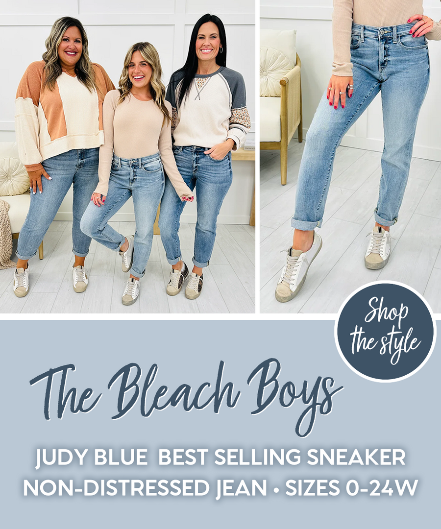 The bleach boys Judy Blue boyfriend jeans