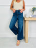 Judy Blue Set The Standard Tummy Control Ankle Wide Jeans