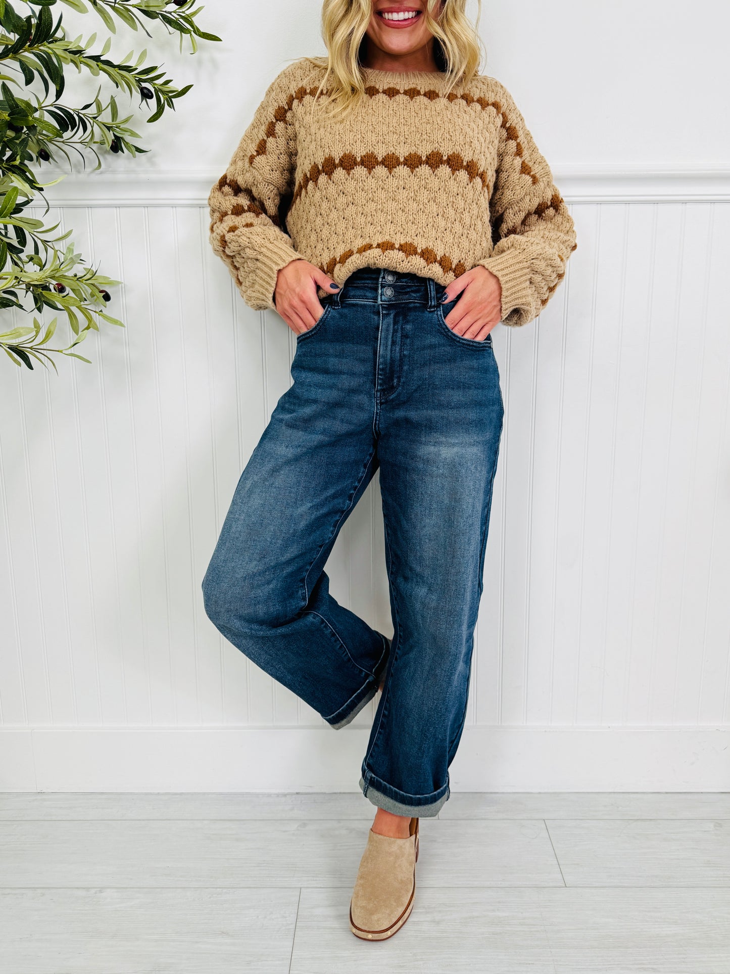 Judy Blue Twice As Nice Barrel Jeans