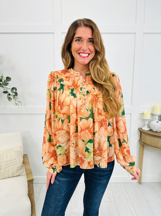 Peachwood Petals Blouse