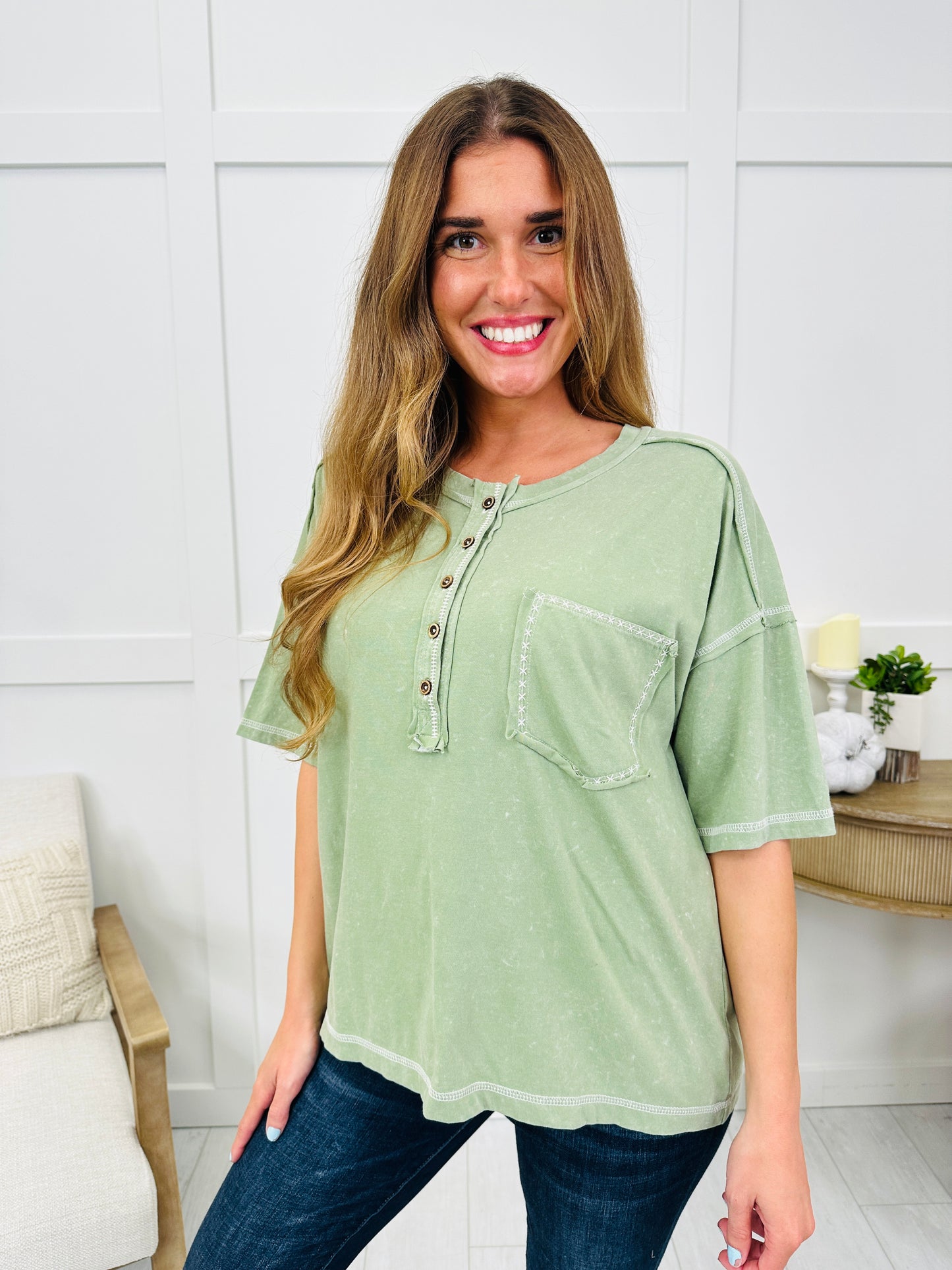 Easy Breeze Tee Top In Multiple Colors
