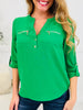 Subtle Shine Top In Multiple Colors