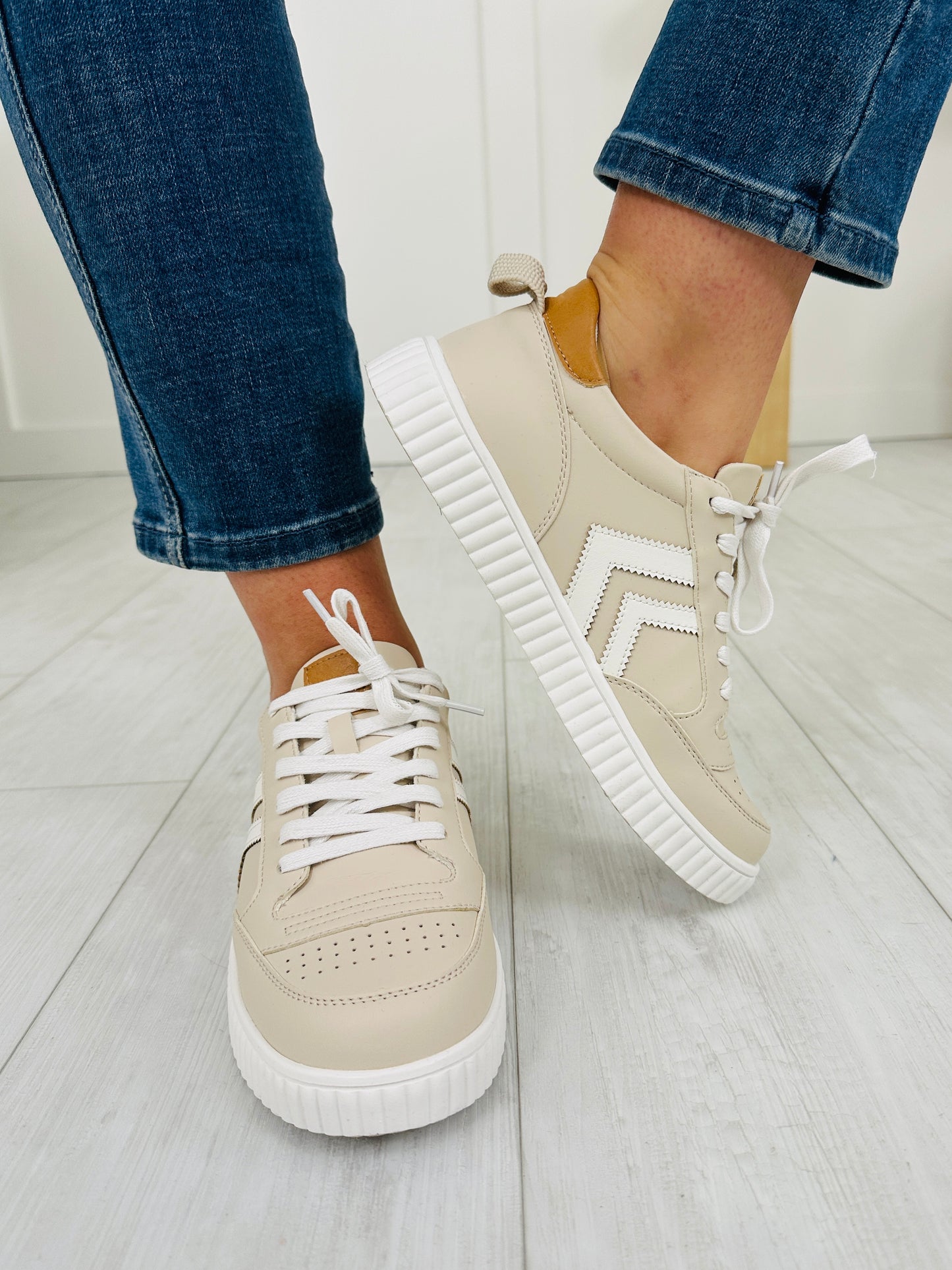 Cloud Stride Sneakers in Sand