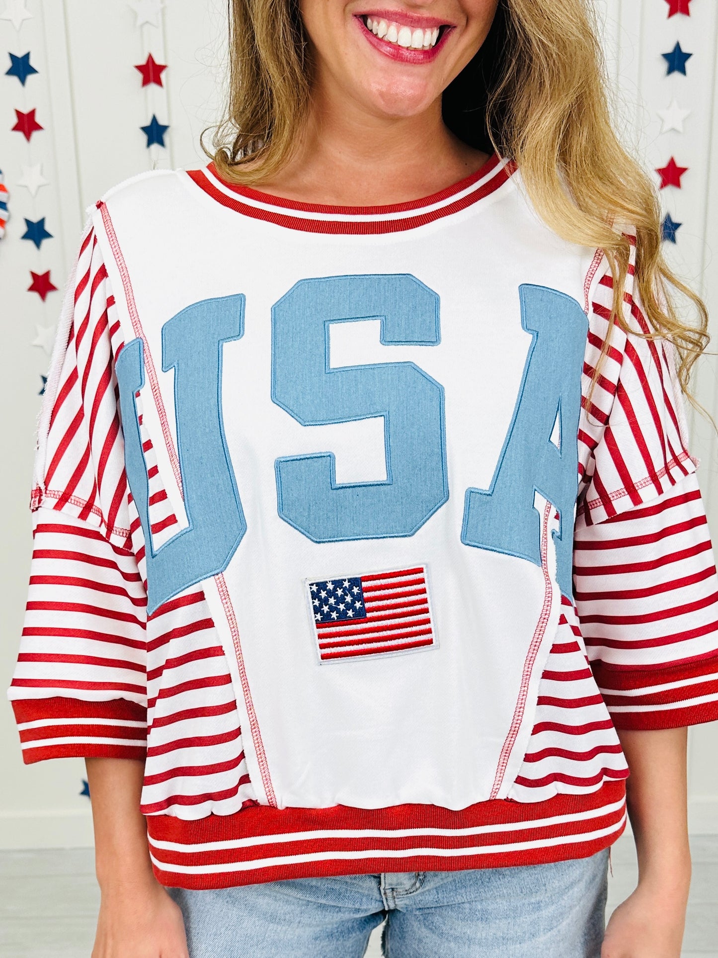 Stars, Stripes & Style Pullover