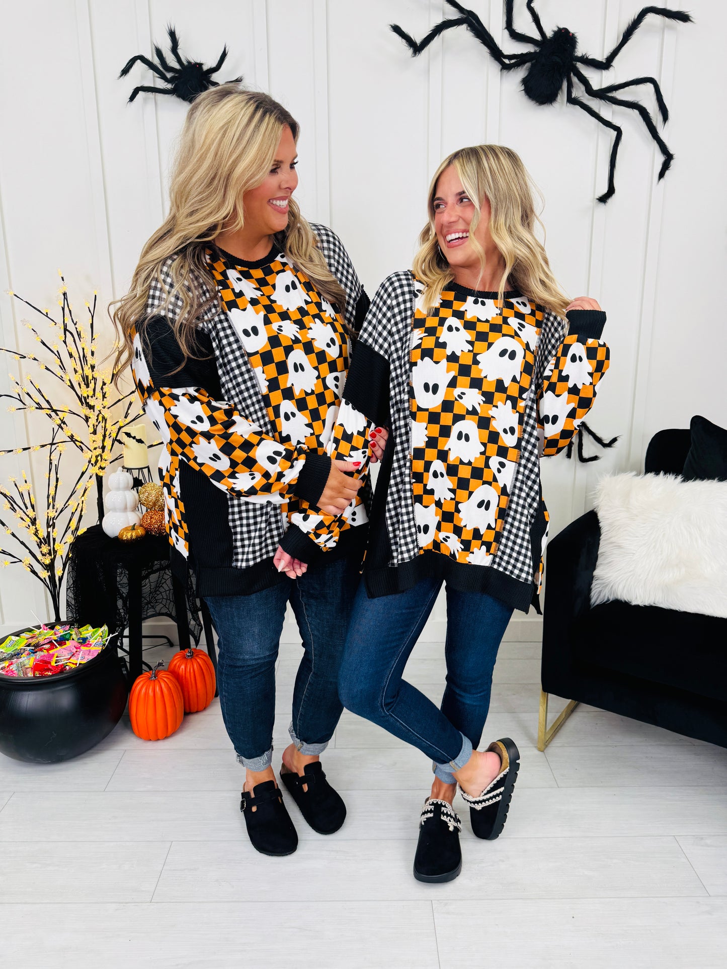 All Things Spooky Top In Ghost Print