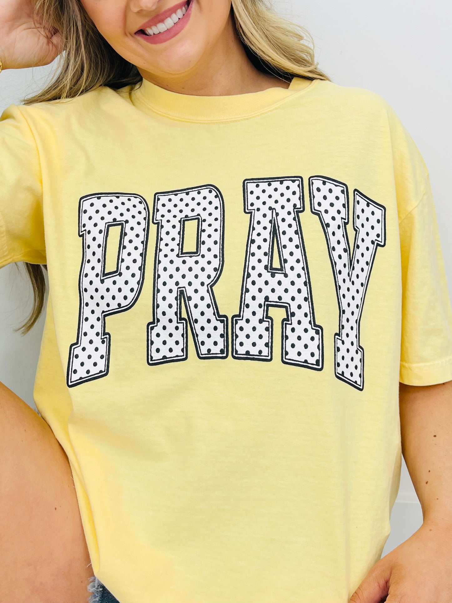 Pray Polkadot Graphic Tee