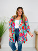 Layered in Spring Cardigan In Floral Print