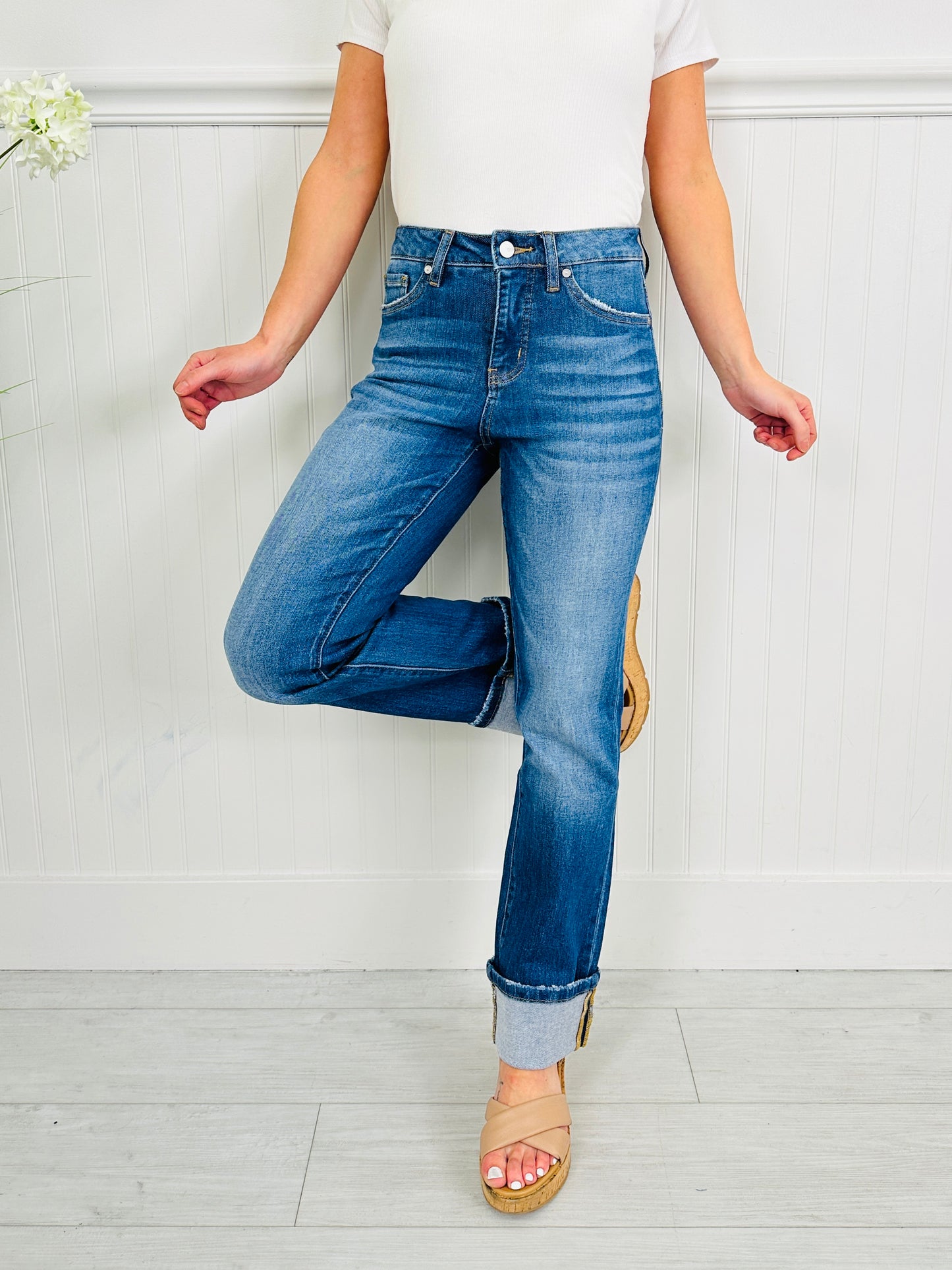 Get It Straight Tummy Control Straight Jeans