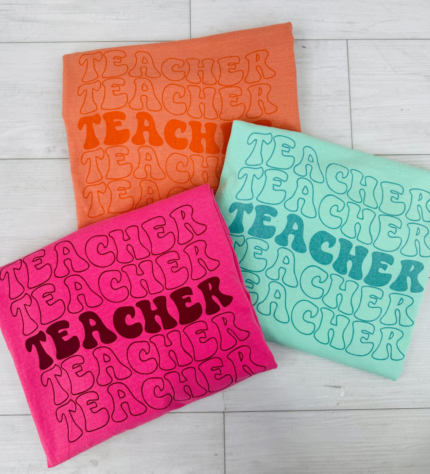 Teacher Graphic Long Sleeve Tee in Multiple Colors