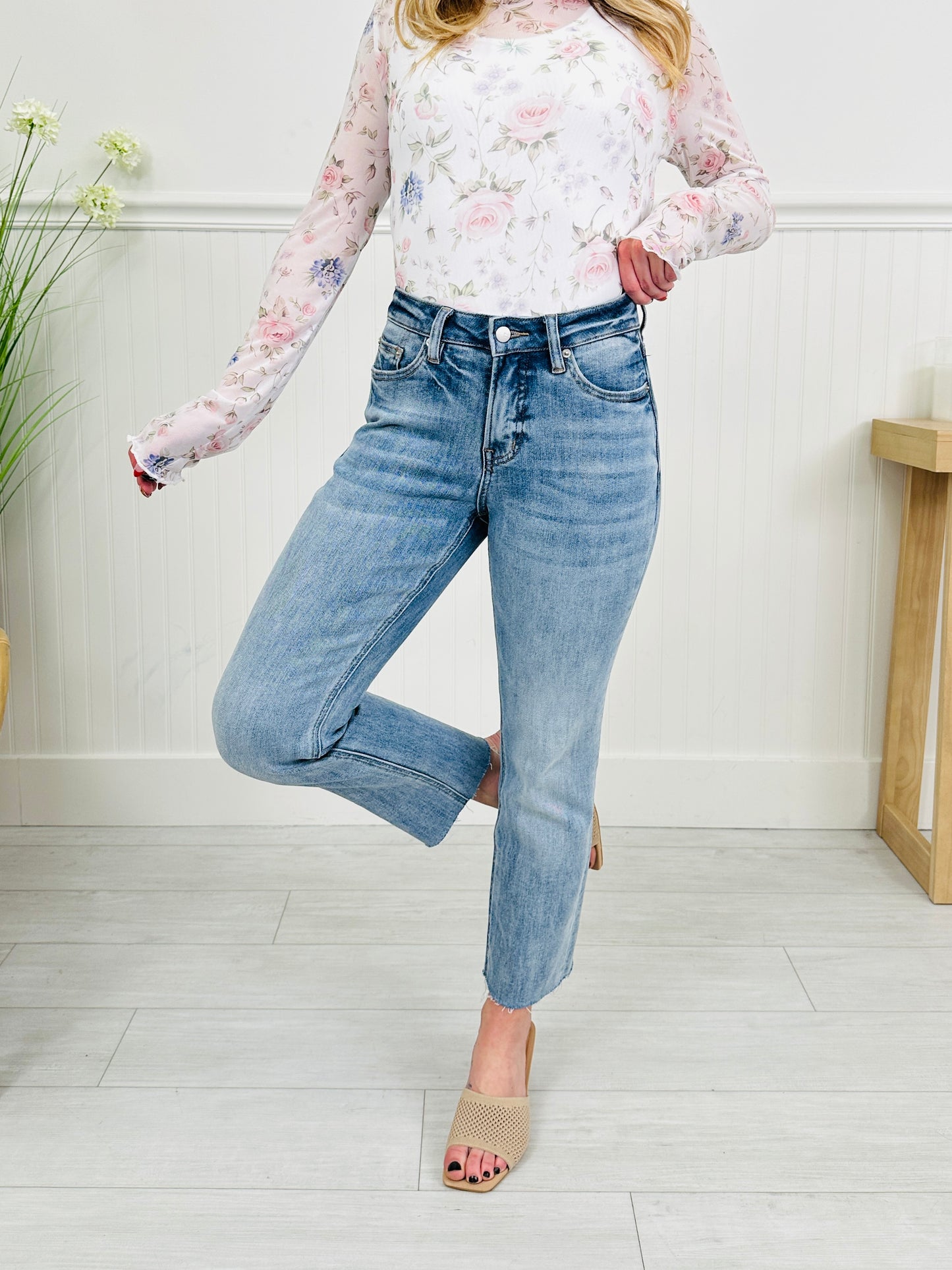 Clean Slate Straight Leg Tummy Control Jeans