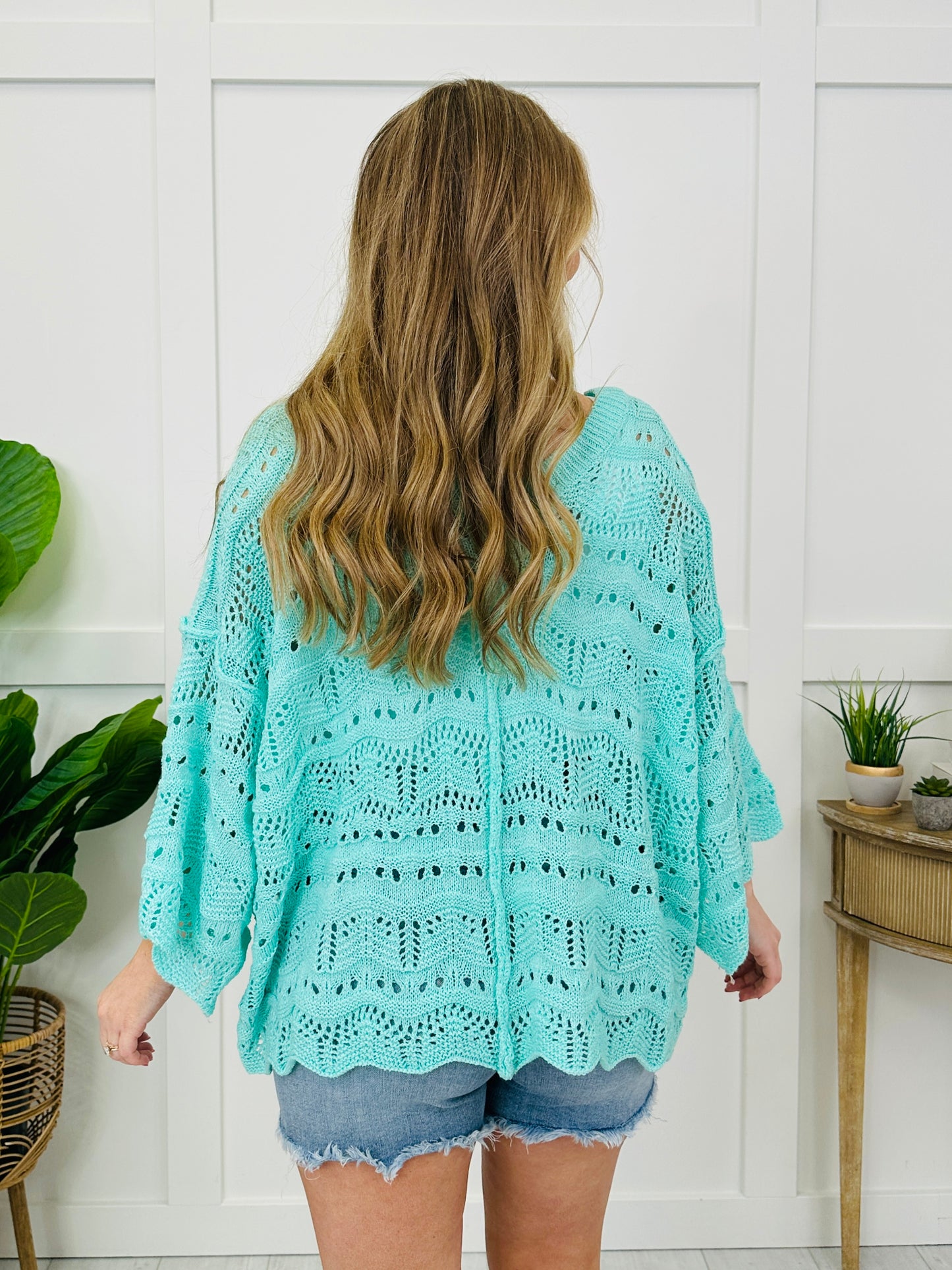 The Current Classic Top In Aqua