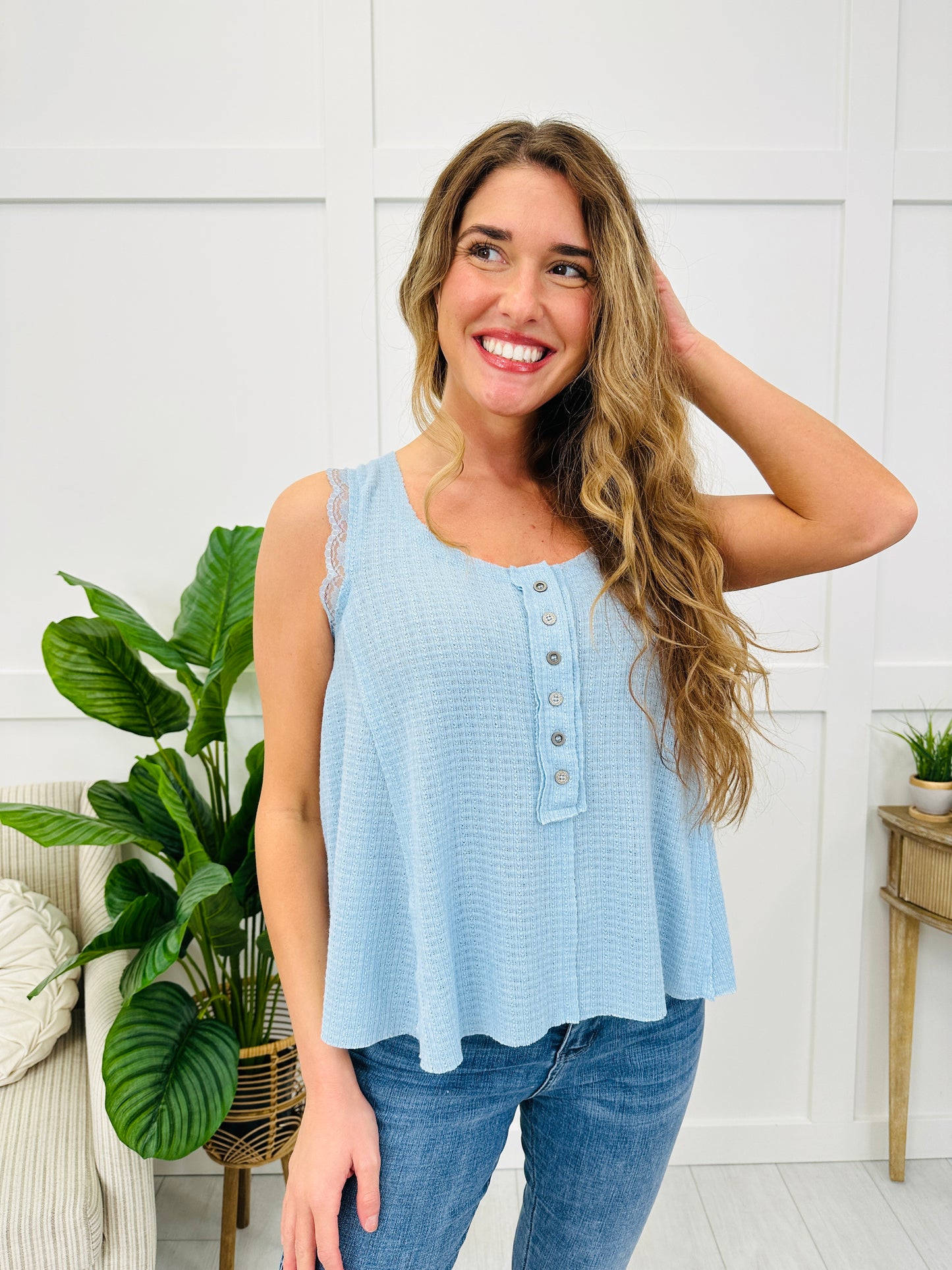 Simple Silhouette Tank Top In Multiple Colors