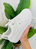 The Charming Step Sneakers In White