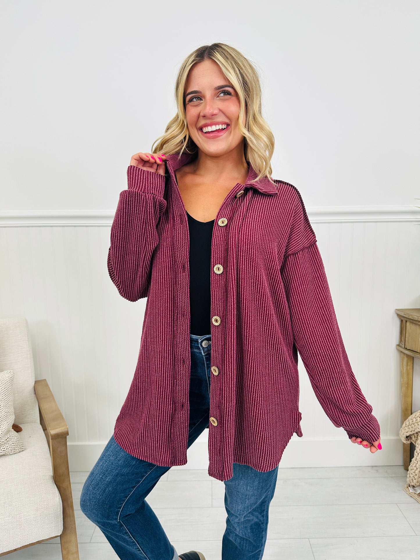 Fall Feelings Shacket In Multiple Colors