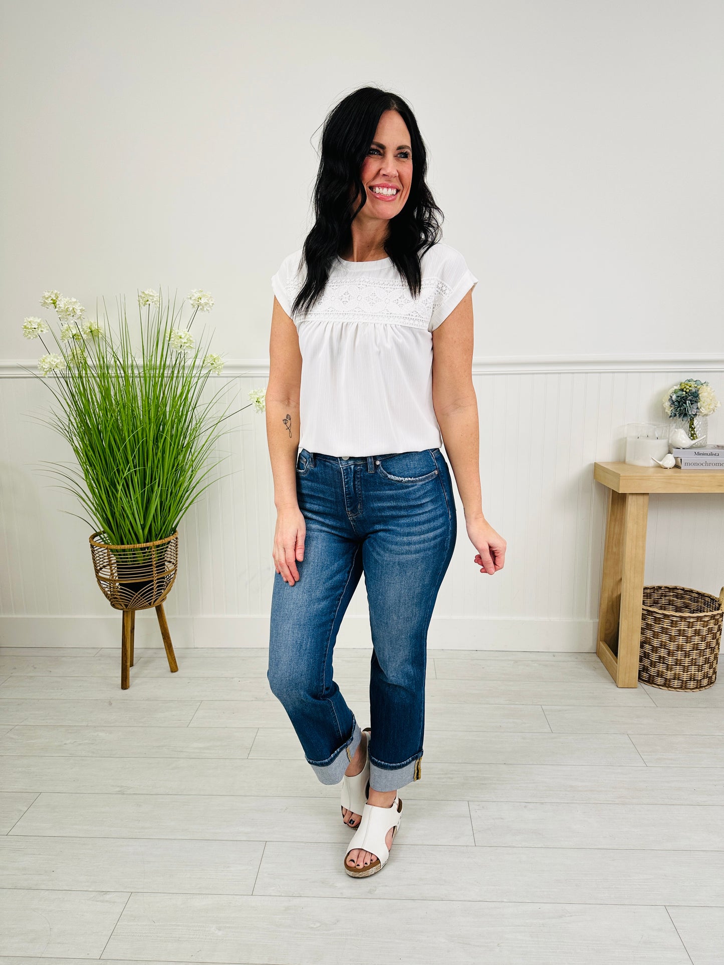 Get It Straight Tummy Control Straight Jeans