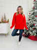 Sweet Like Santa Thermal Pullover in Multiple Colors