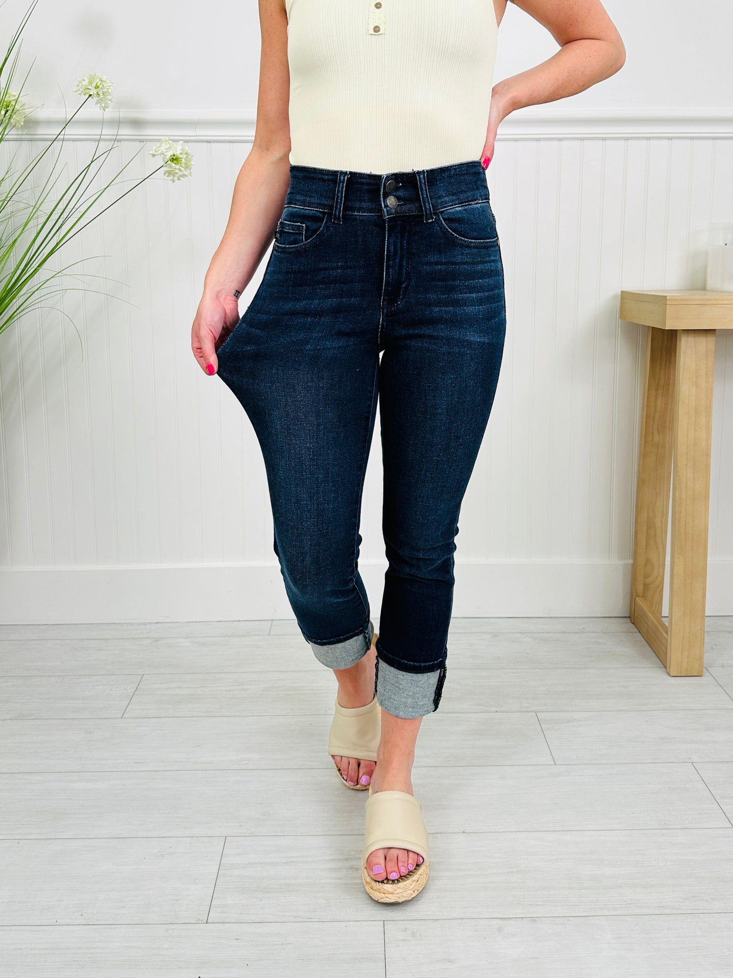 Judy Blue Double Take Capris