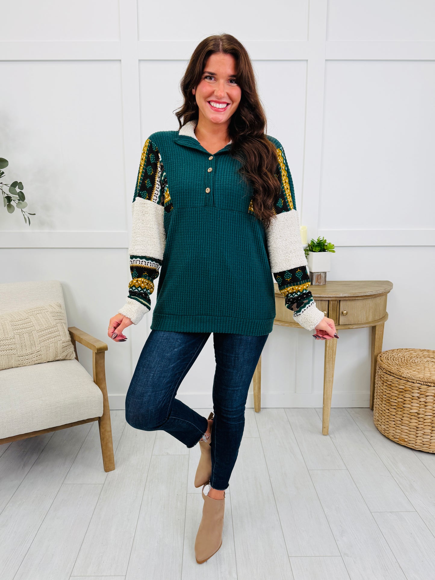 Evergreen Escape Top