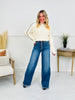 Judy Blue Touch of The Button Column Jeans