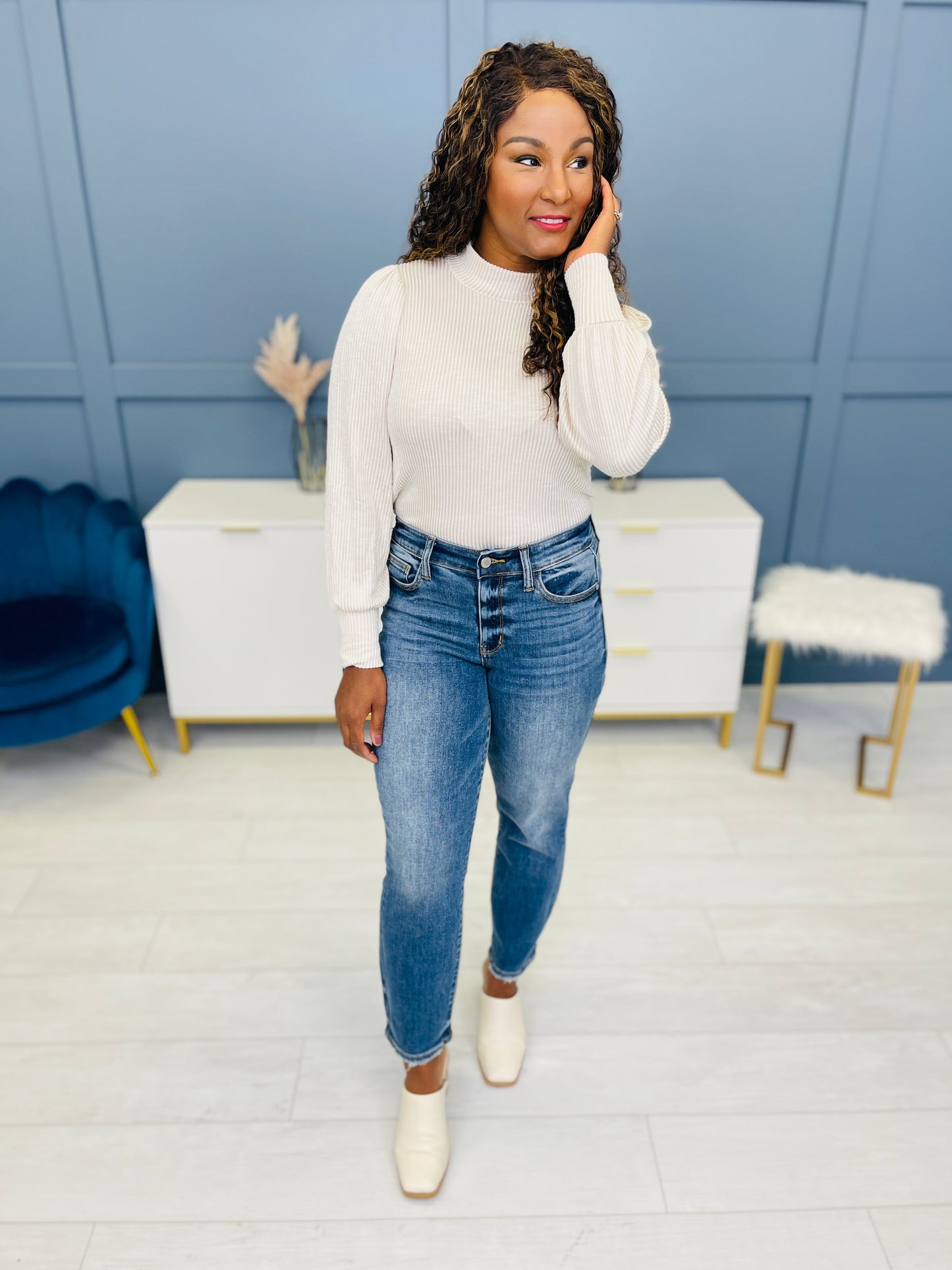 Judy Blue Plus/Reg Your Favorite Boyfriend Jeans