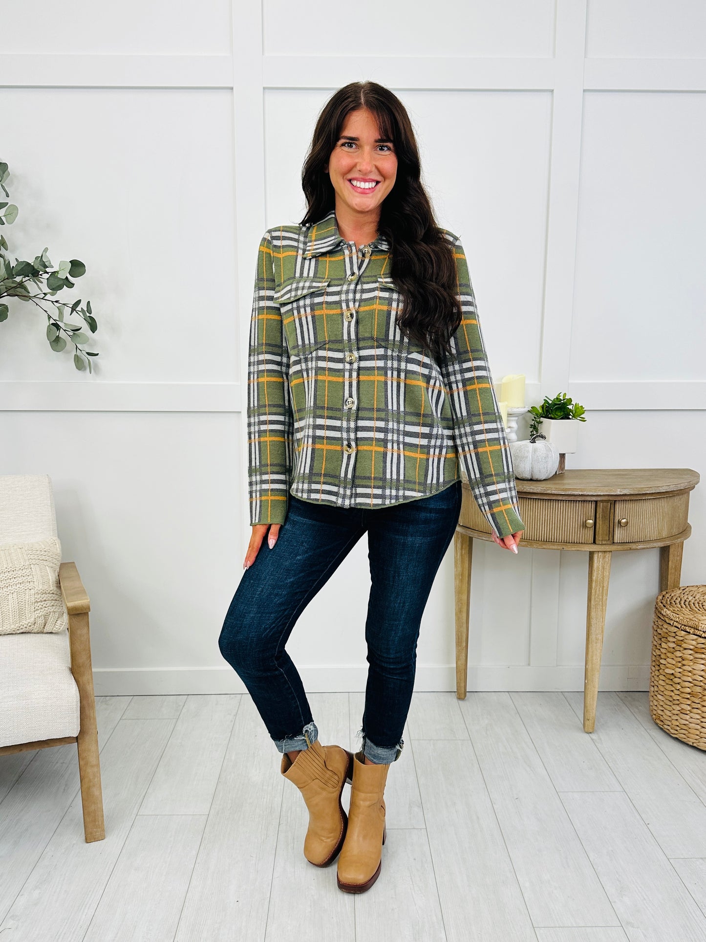 The Backroads Jacket In Olive