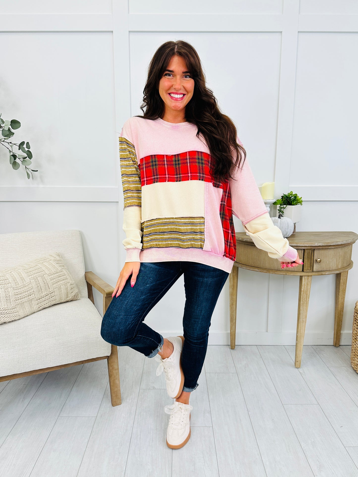 Weekend Plaid Top
