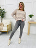 Judy Blue Gorgeous in Gray Tummy Control Butt Lifting Skinny Jeans in Reg/Curvy