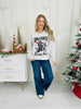 Sorry Santa, I've Been Feral Graphic Crewneck Sweatshirt
