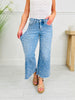 Get Up And Glam Wide Leg Cropped Jeans