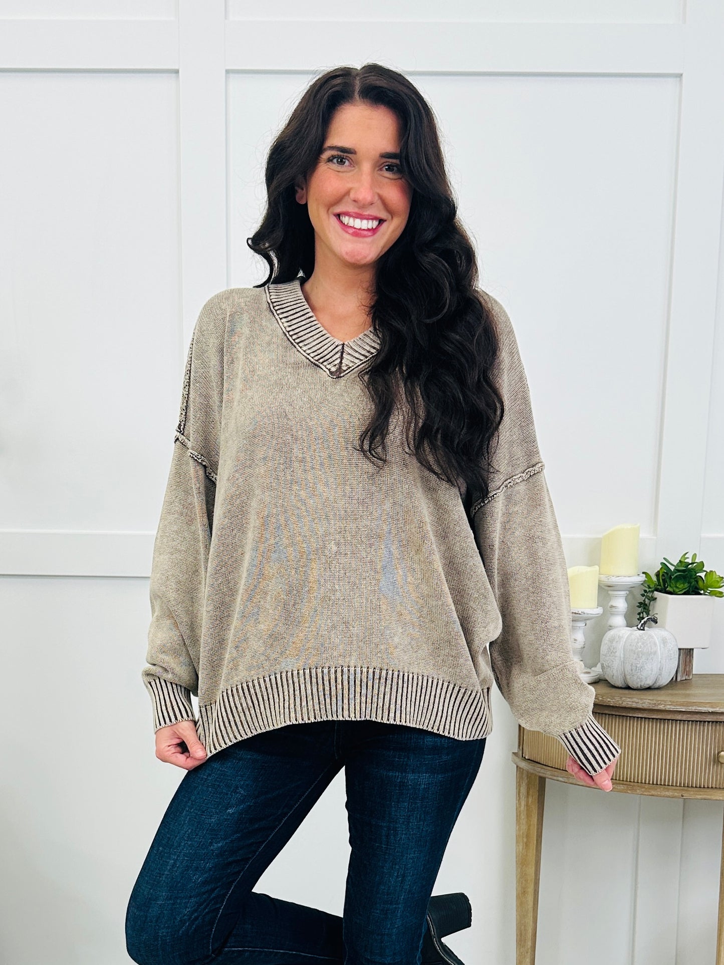 Fade Into You Sweater In Multiple Colors