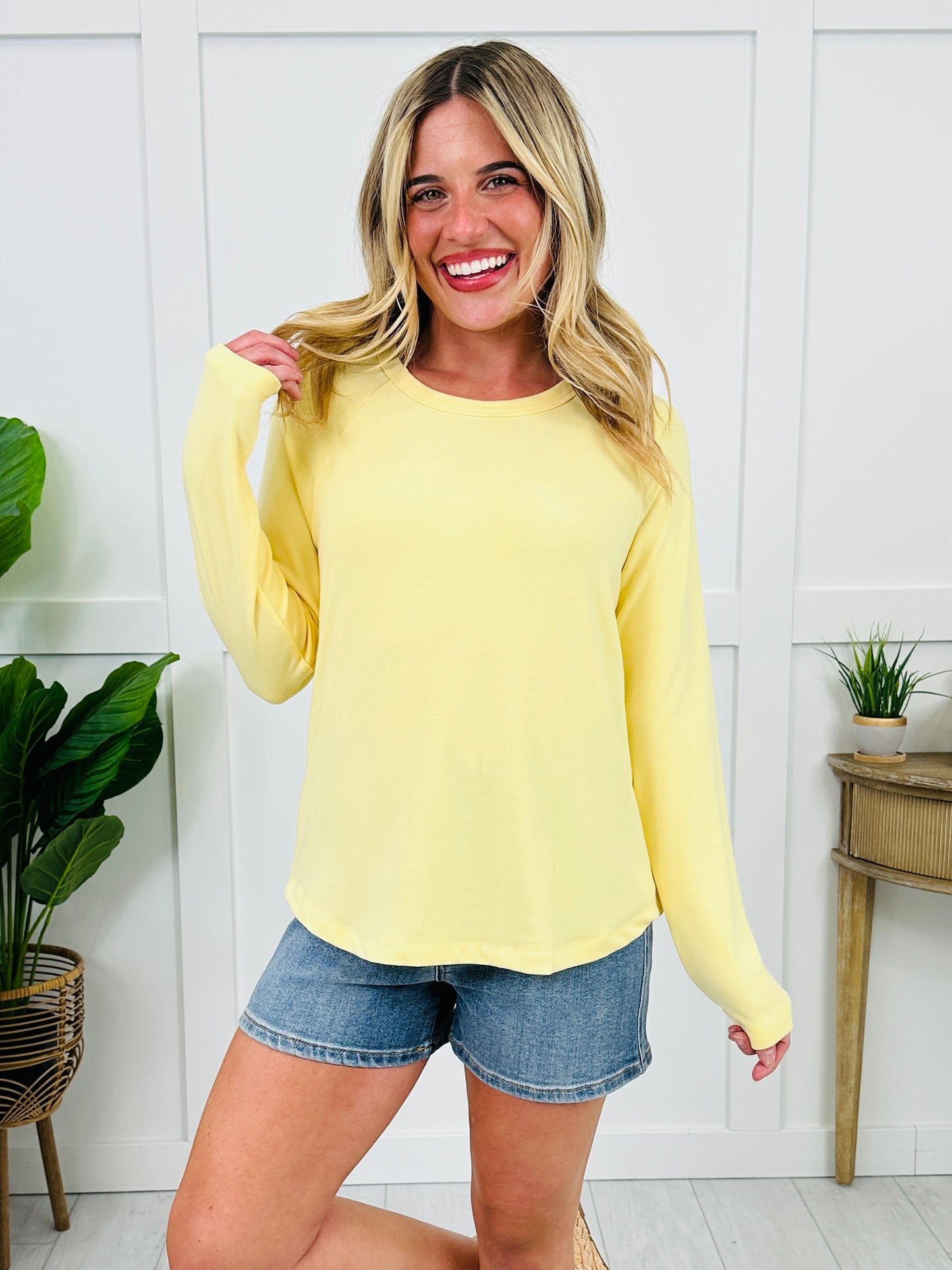 Always On Long Sleeve Top In Multiple Colors