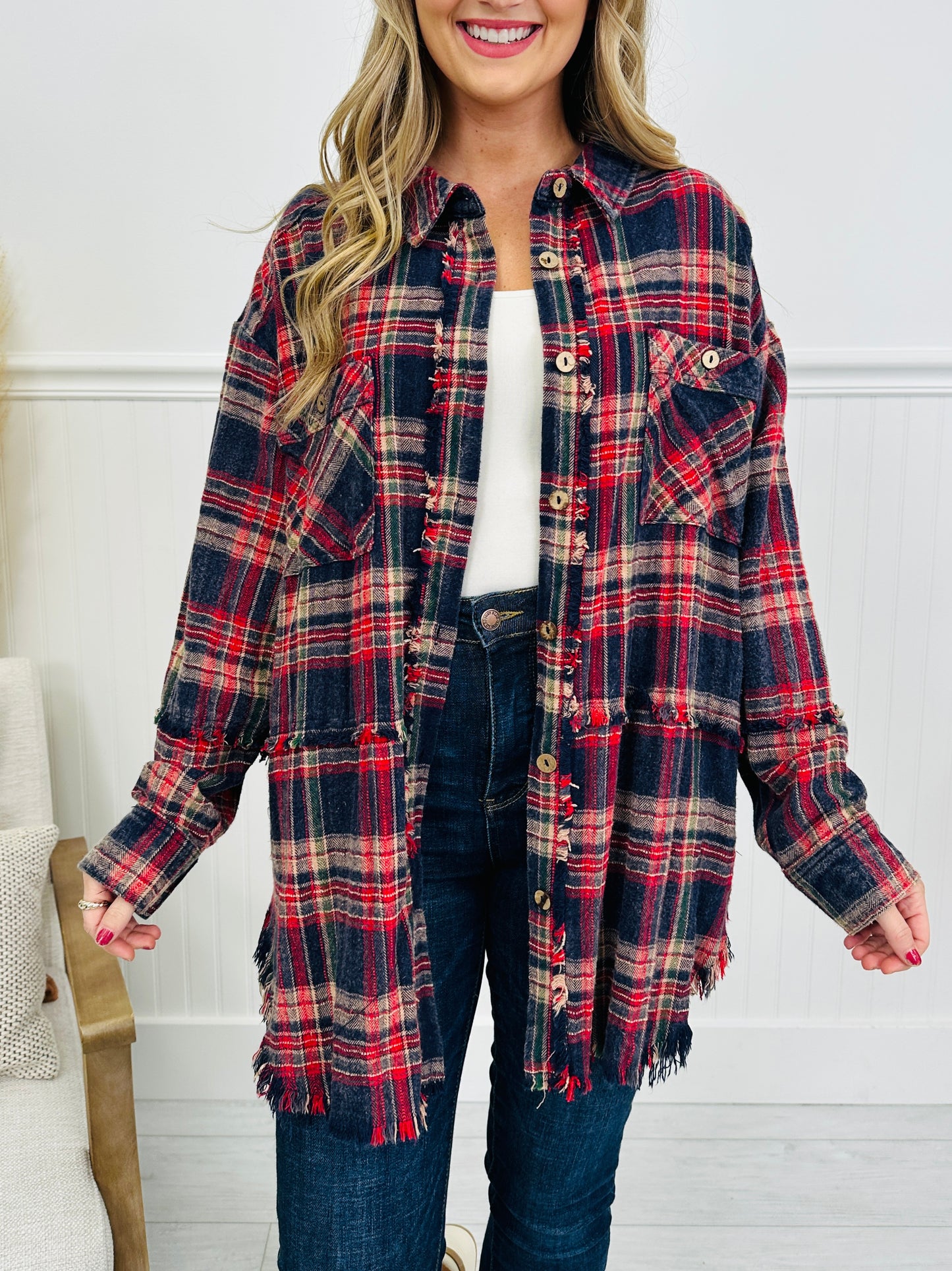 Plaid And Promises Flannel