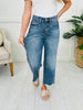 Judy Blue Mystical Magical Rigid Magic Cropped Wide Leg Jeans