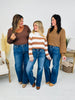 All Eyes On You Wide Leg Tummy Control Jeans