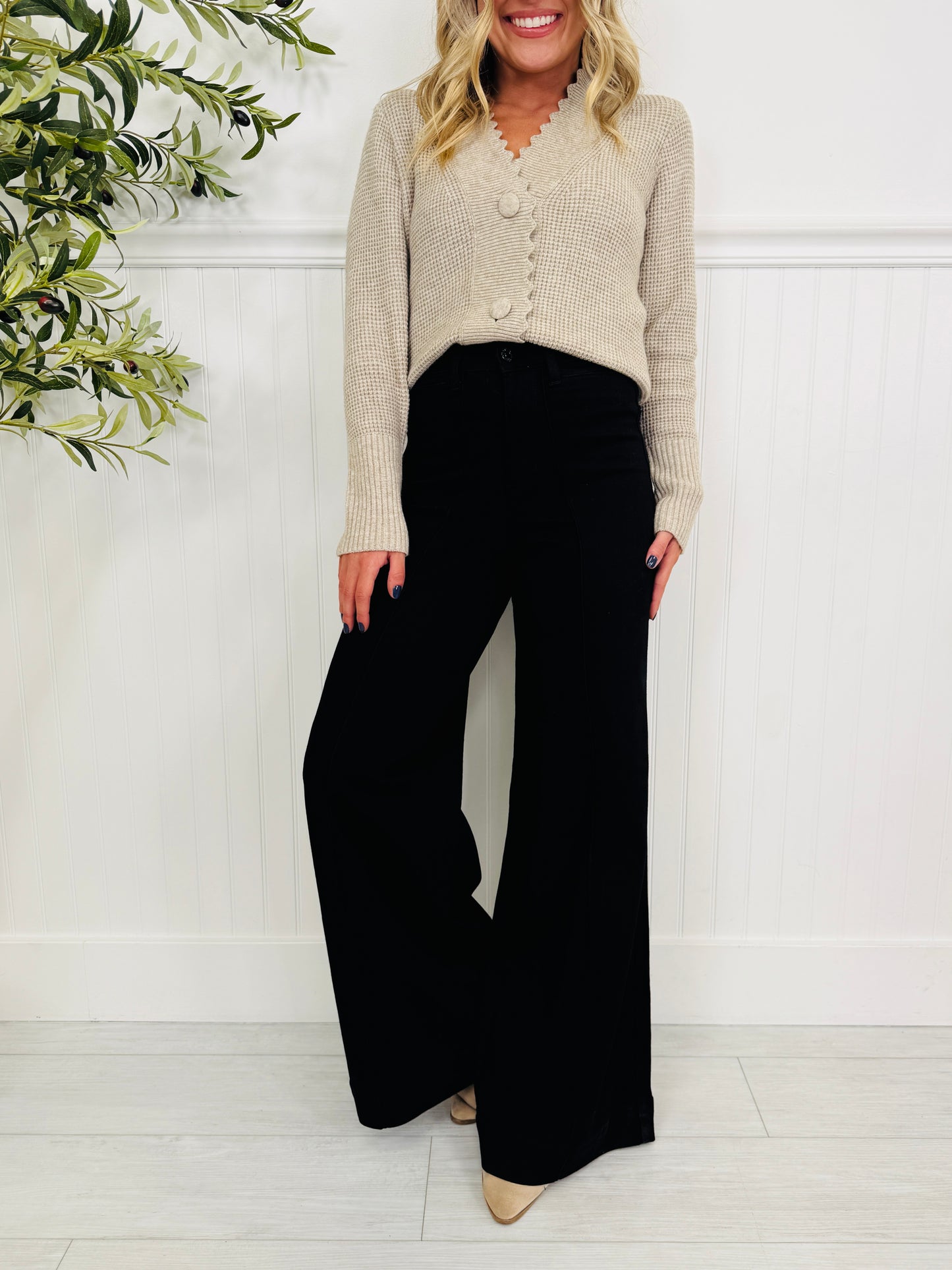 Judy Blue Black List Palazzo Jeans