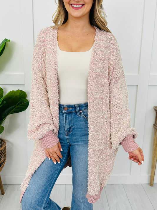 Comfortable Cure Cardigan in Lt Mauve
