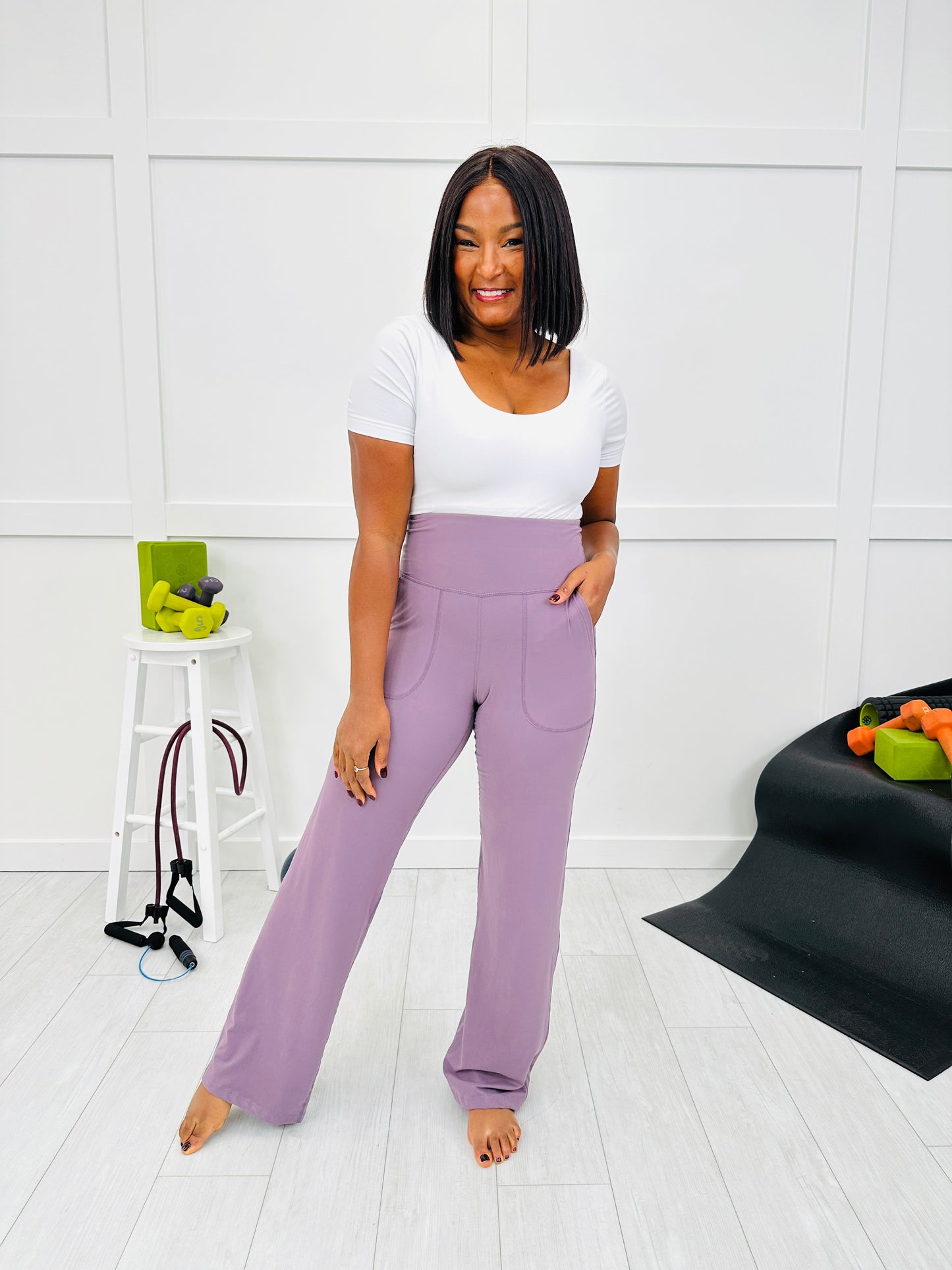 Weightless Words Bottoms In Frosted Mulberry