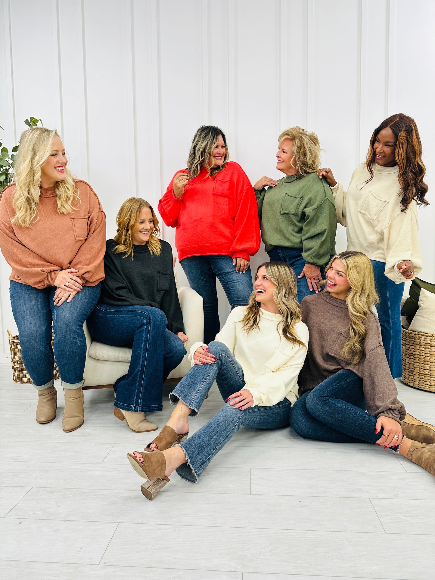 MOCO Exclusive Reg/Curvy Fall Sweet Fall Sweater- Multiple Colors!