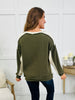 Café Cozy Sweatshirt In Olive
