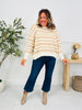 Soft Seasons Sweater In Taupe